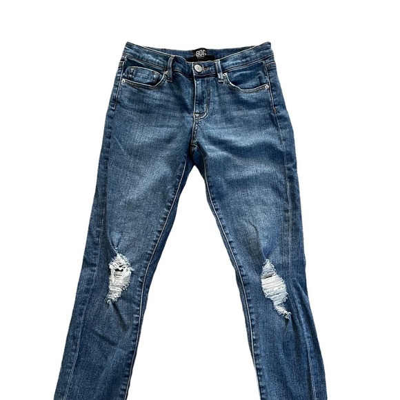 URBAN Outfitters BDG Skinny Jeans Distressed Raw Hem Size 27 - Picture 3 of 11
